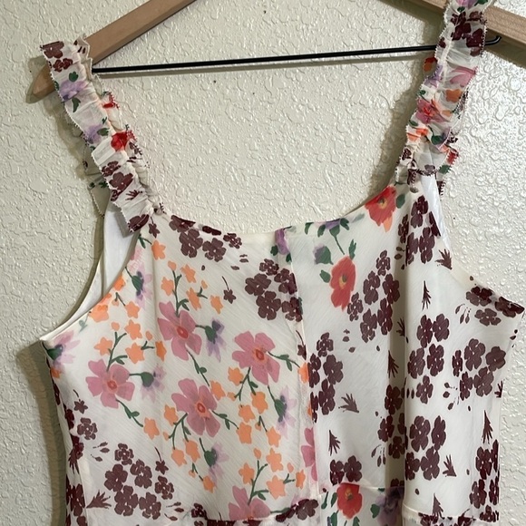 Lucky Brand floral chiffon tank top - Picture 6 of 12